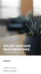 Mobile Screenshot of kylesantiquerestorations.com